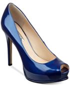 Guess Women's Honora Peep Toe Platform Pumps Women's Shoes