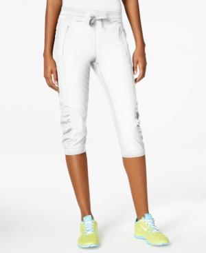 Calvin Klein Performance Ruched Capri Pants