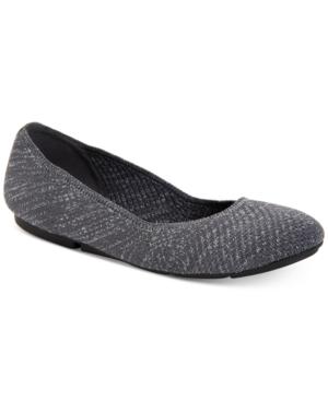 Alfani Step 'n Flex Tamii Knit Flats, Created For Macy's Women's Shoes