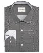 Con. Struct Men's Slim-fit Diamond-print Dress Shirt