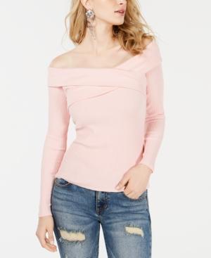 Guess Emiliane Crisscross Off-the-shoulder Top