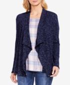 Two By Vince Camuto Jacquard Open-front Cardigan