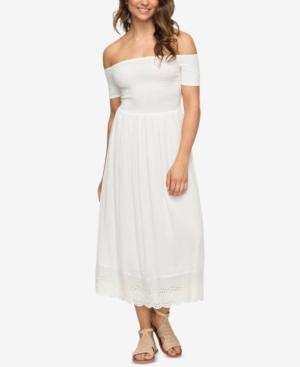 Roxy Juniors' Pretty Lovers Off-the-shoulder Dress