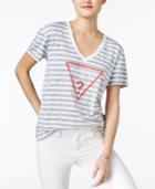 Guess Striped Logo T-shirt
