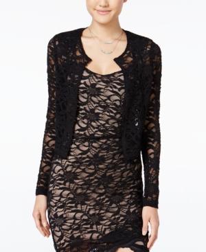 Jump Juniors' Floral Lace Cardigan