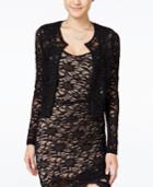 Jump Juniors' Floral Lace Cardigan