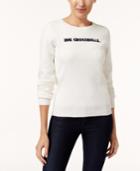 Lacoste Cotton Une Crocodelle Embroidered Sweater