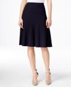 Calvin Klein Pull-on A-line Sweater Skirt