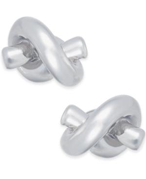 Kate Spade New York Silver-tone Knotted Stud Earrings