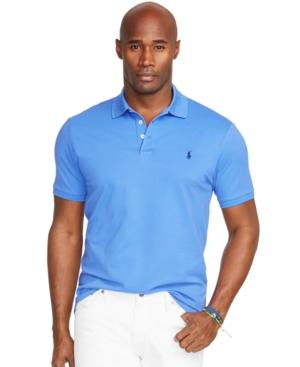 Polo Ralph Lauren Men's Big And Tall Stretch Classic-fit Mesh Polo Shirt