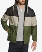 Weatherproof Vintage Men's Colorblocked Full-zip Hooded Jacket, Created For Macy's