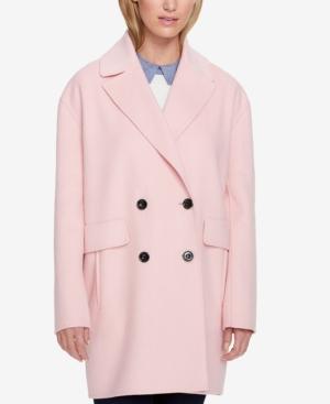 Tommy Hilfiger Double-breasted Coat, Created For Macy's