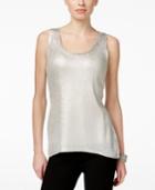 Inc International Concepts Metallic Tank Top, Only At Macy's