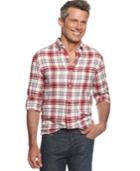John Ashford Shirt Long-sleeve Plaid Flannel