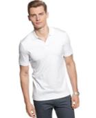 Calvin Klein Polos, Core Interlock Stripe Polo