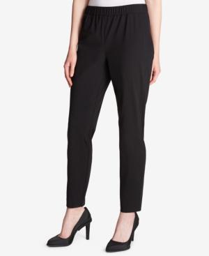 Dkny Pull-on Straight-leg Pants, Created For Macy's