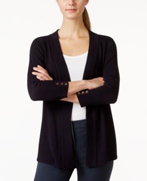 Charter Club Solid Open-front Cardigan, Only At Macy's
