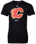 Reebok Men's Short-sleeve Calgary Flames Primary Logo T-shirt