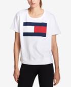 Tommy Hilfiger Sport Short-sleeve Logo Top, Created For Macy's