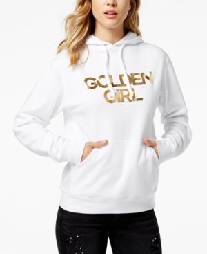 Sub Urban Riot Golden Girl Metallic Graphic Hoodie