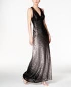 Xscape Ombre Sequined Racerback Gown
