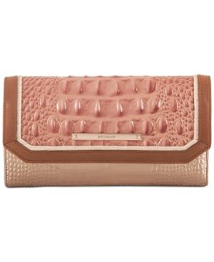 Brahmin Sandshell Varadero Soft Checkbook Wallet