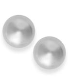 Charter Club Silver-tone Polished Ball Stud Earrings