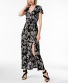 I.n.c. Floral-print Shirred-waist Dress, Created For Macy's