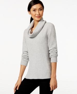 Style & Co. Plush Cowl-neck Sweater, Only At Macy's
