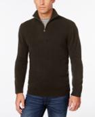 Weatherproof Men's Quarter-zip Sweater, Only At Macy's
