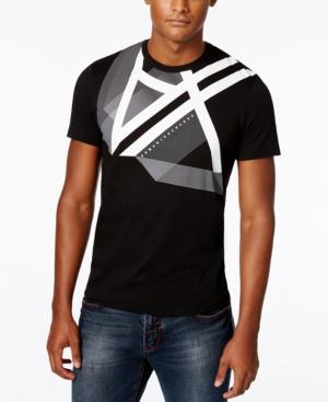 Armani Exchange Men's Right Side Up Graphic-print Logo T-shirt