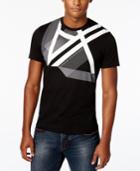 Armani Exchange Men's Right Side Up Graphic-print Logo T-shirt