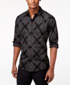 Inc International Concepts Men's Russo Striped And Print Shirt, Only At Macy's