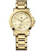 Tommy Hilfiger Women's Gold-tone Stainless Steel Bracelet Watch 38mm 1781395