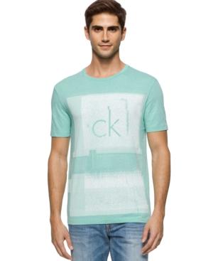 Calvin Klein Jeans Men's Ck Blocks Graphic-print Logo T-shirt