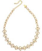 Kate Spade New York Rose Gold-tone Crystal Collar Necklace
