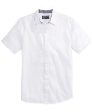 American Rag Men's Short-sleeve Linen Shirt, Only At Macy's