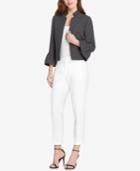 Tahari Asl Printed Bell-sleeve Pantsuit