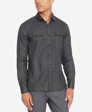 Kenneth Cole Reaction Men's Performance Mini-check Shirt