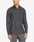 Kenneth Cole Reaction Men's Performance Mini-check Shirt