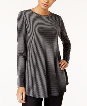 Eileen Fisher Striped Long-sleeve Tunic, Regular & Petite