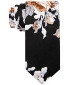 Bar Iii Men's Havana Floral Skinny Tie, Only At Macy's