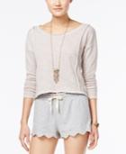 American Rag Open-back Crochet Top, Only At Macy's