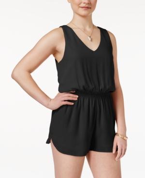 One Clothing Juniors' Surplice Romper