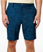 32 Degrees Men's Stretch 9 Printed Flat-front Shorts