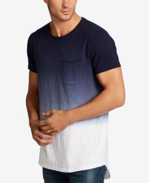 William Rast Men's Jim Ombre Cotton Pocket T-shirt