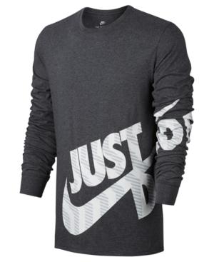 Nike Men's Sportswear Logo Long-sleeve T-shirt
