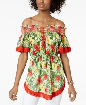 Xoxo Juniors' Off-the-shoulder Tunic