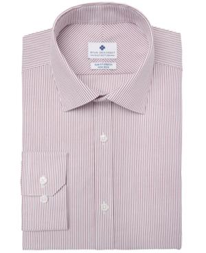 Ryan Seacrest Distinction Men's Ultimate Slim-fit Non-iron Performance Stripe Dress Shirt, Created For Macy's