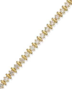 Diamond Bracelet, 10k Gold Diamond Bracelet (3-1/2 Ct. T.w.)